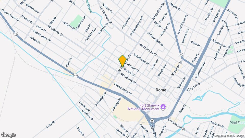 208 N Madison St Map and Location Details