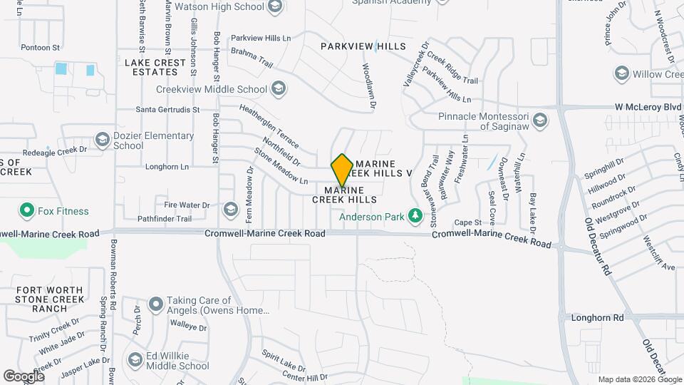 5420 Shady Springs Trail Mapa y Detalles de la Ubicación