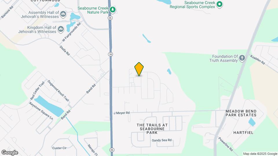 4604 Mustang Run Dr Map and Location Details