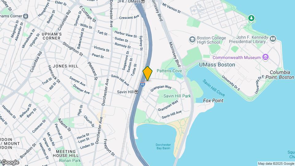 400 Savin Hill Ave Map and Location Details