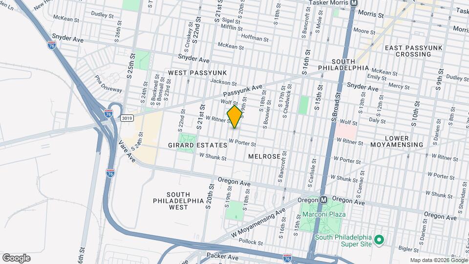 2429 S Garnet St Map and Location Details