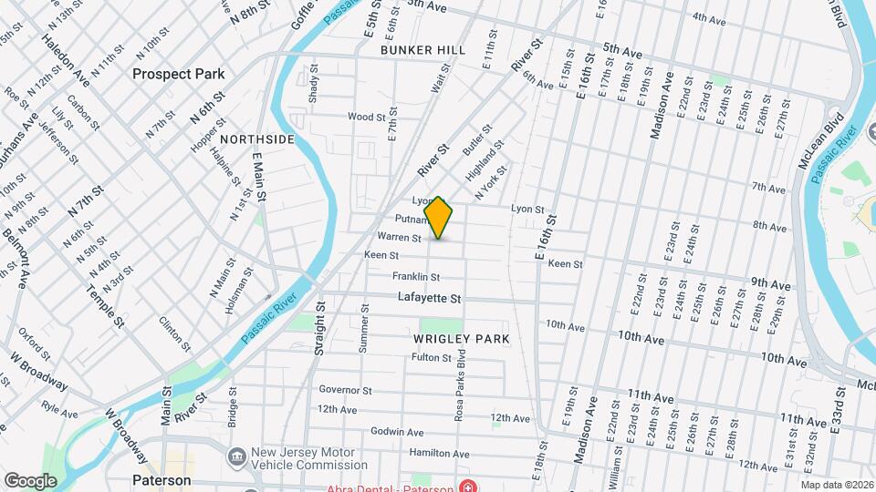 100 Warren St, Unit Second floor Map and Location Details