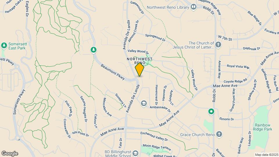 1771 Glen Oaks Dr Map and Location Details