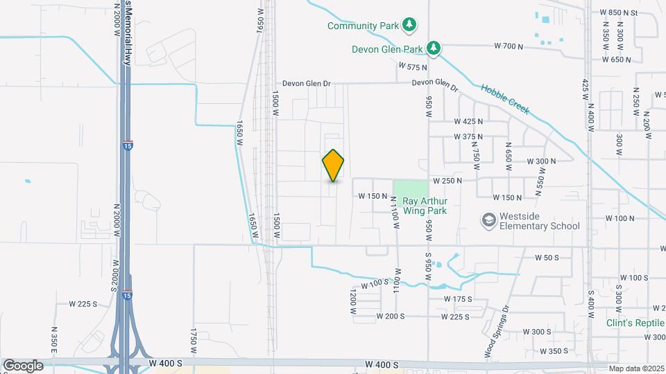 187 N 1275 W Mapa y Detalles de la Ubicación