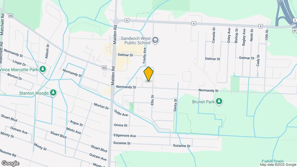 5995 Ellis St Map and Location Details