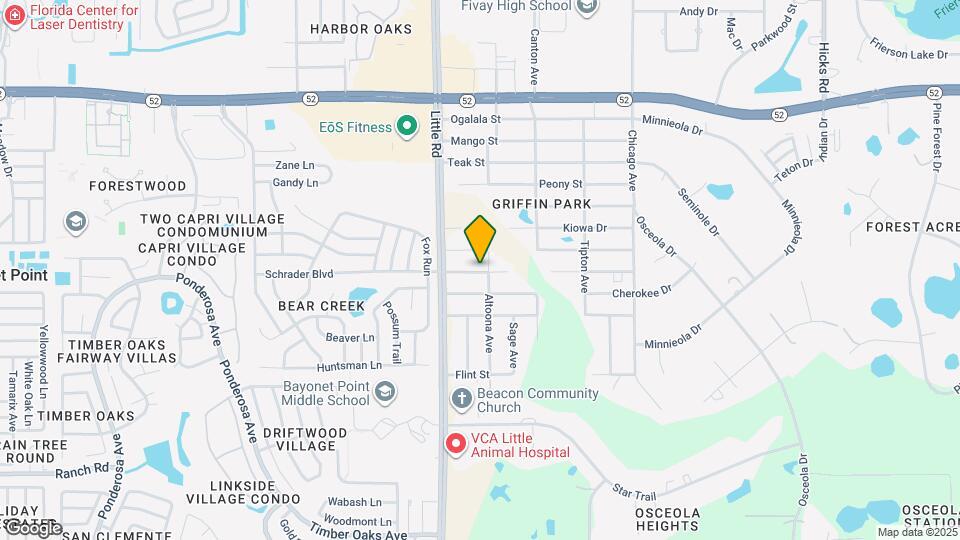 9053 Bourbon St Map and Location Details