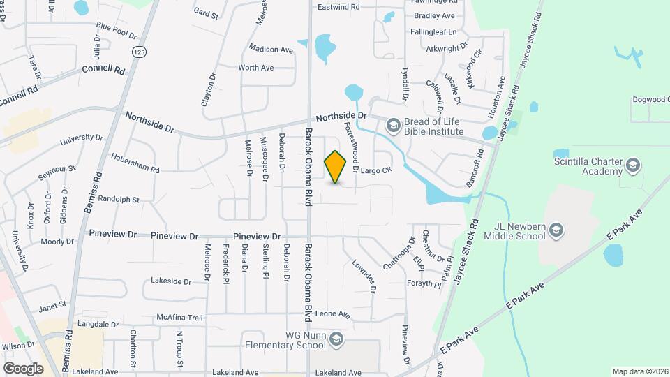 1663 Fresno St Map and Location Details