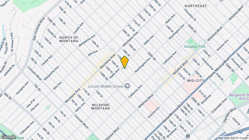 917 16th St Map and Location Details