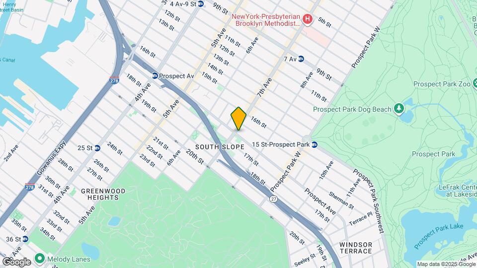 373 Prospect Ave Map and Location Details