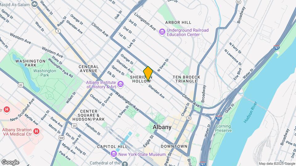 147 Sheridan Ave Map and Location Details