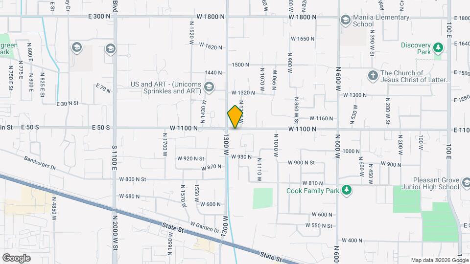 1255 W 1100 N Mapa y Detalles de la Ubicación