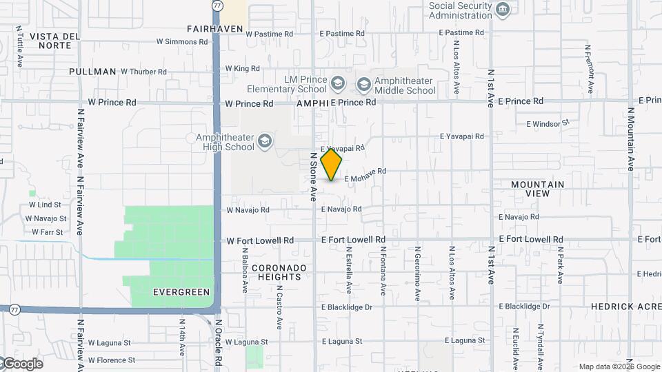 102 E Mohave Rd Map and Location Details