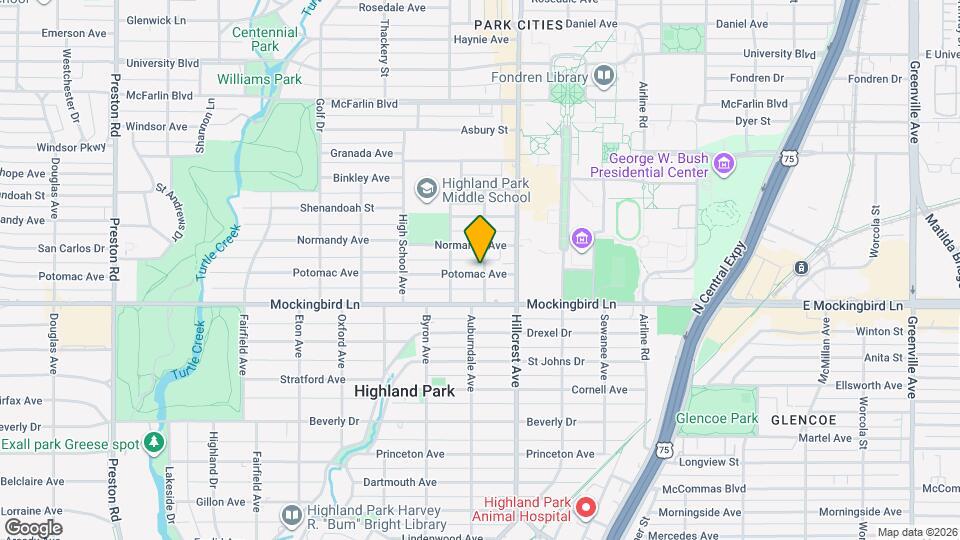 3430 Potomac Ave Map and Location Details