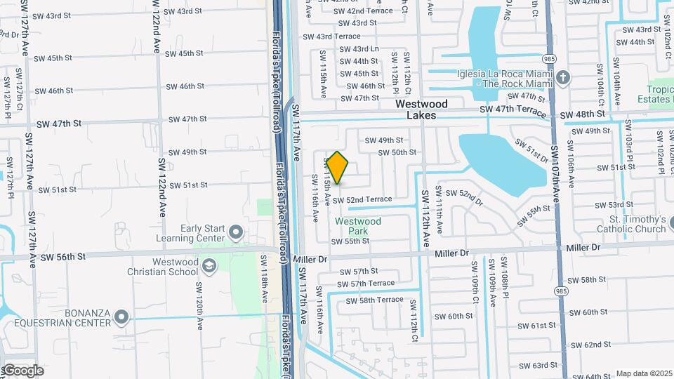 5200 SW 114th Ct Map and Location Details