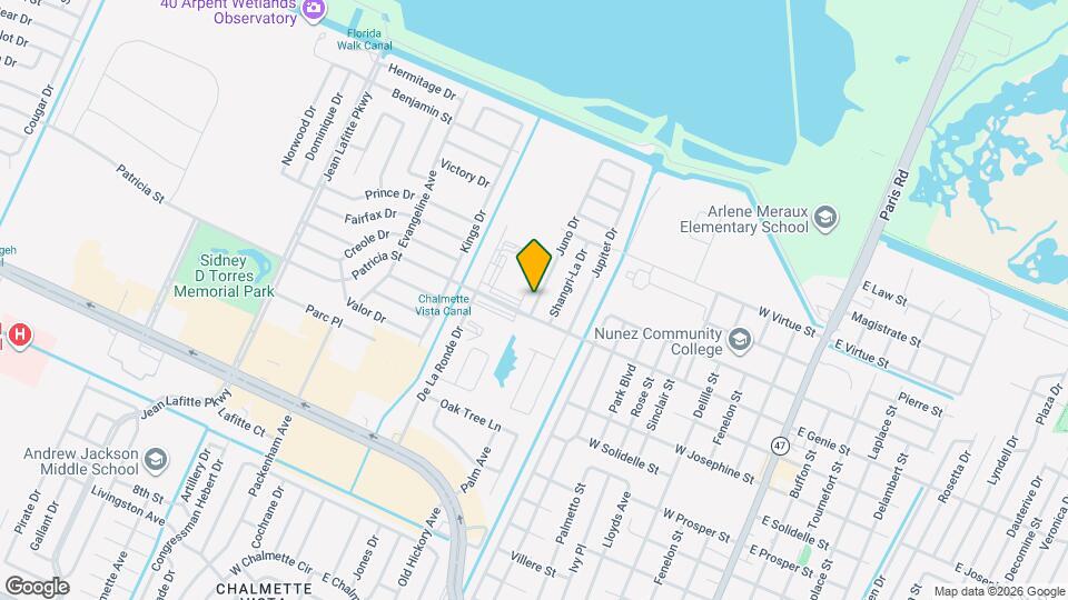 3608 Juno Dr Map and Location Details