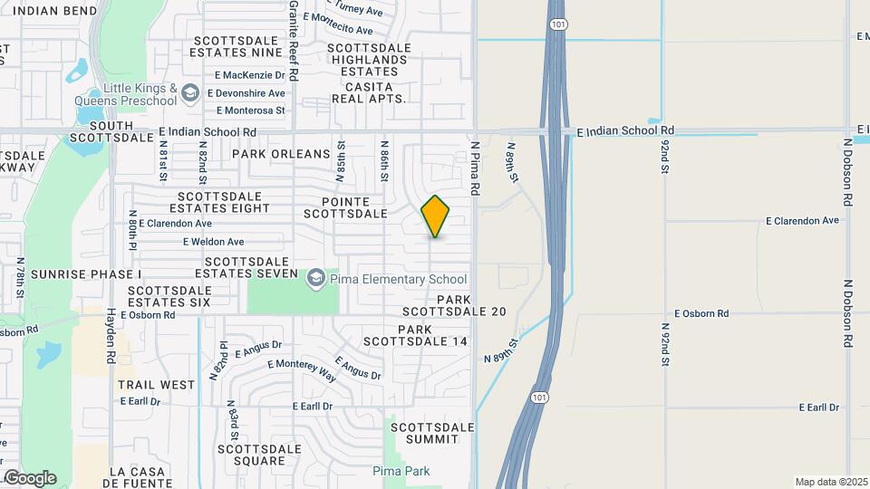 3619 N 87th St Map and Location Details