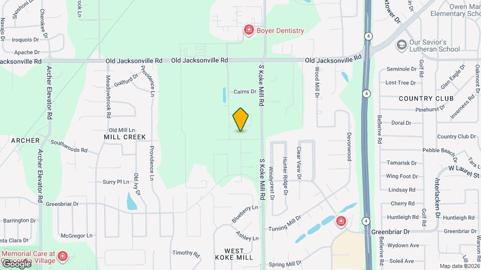 1601 Blenheim Dr Map and Location Details