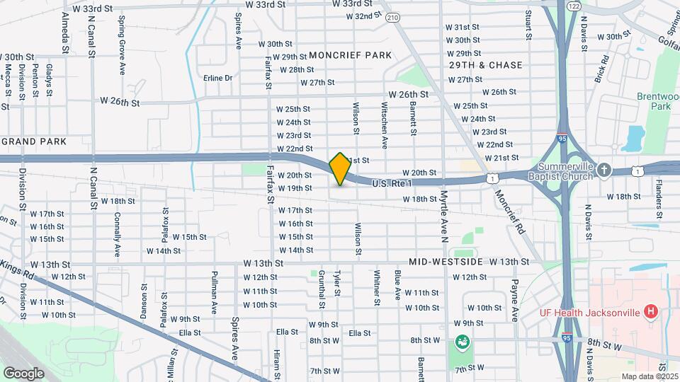 1580 19th St Map and Location Details