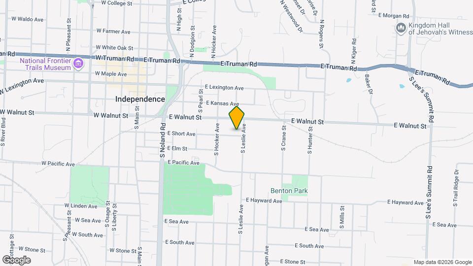 516 E Short Ave Map and Location Details