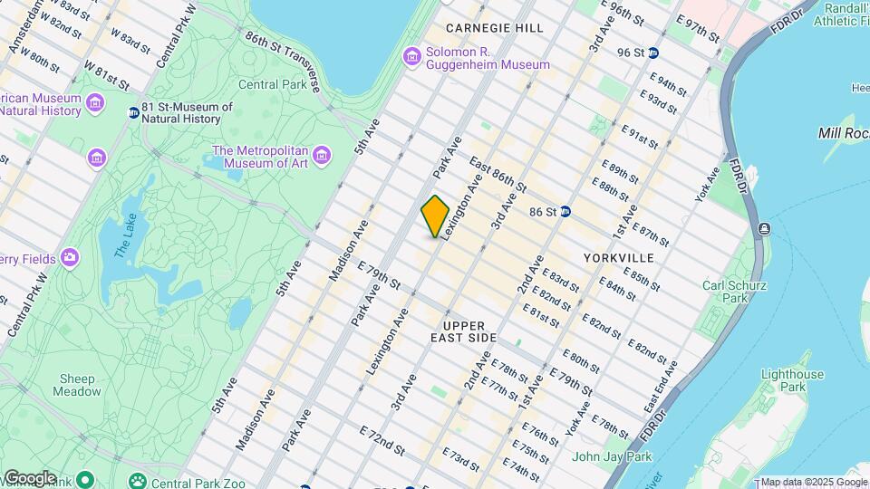 1202 Lexington Ave Mapa y Detalles de la Ubicación