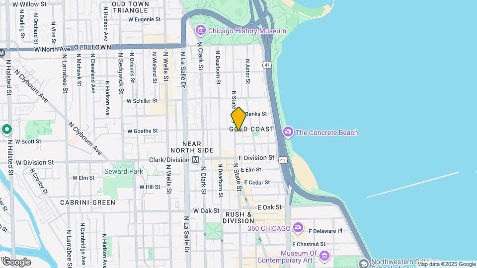 1255 N State Pky, Unit 9E Map and Location Details