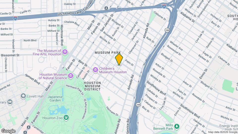 1739 Oakdale St Map and Location Details