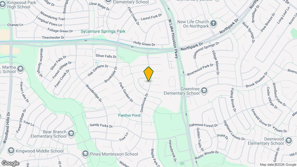 3819 Deerbrook Dr Map and Location Details