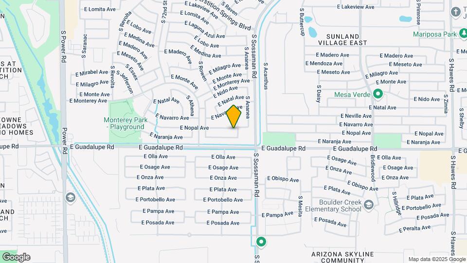 7517 E Nopal Ave Map and Location Details
