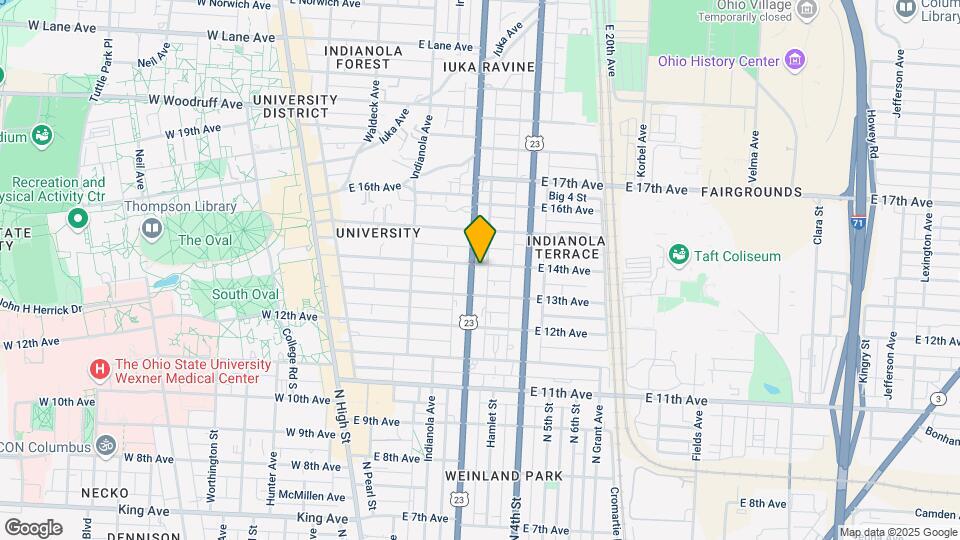 1734 Summit St Map and Location Details
