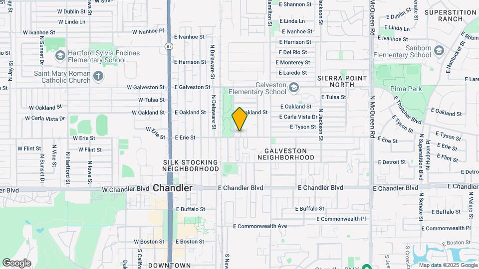 Chandler Garden Mobile Home Park Mapa y Detalles de la Ubicación