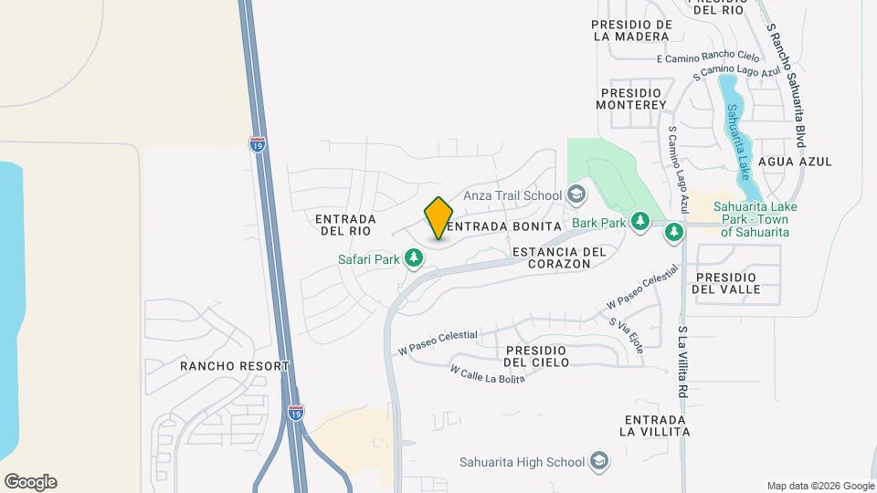 732 West Camino Tunera Map and Location Details