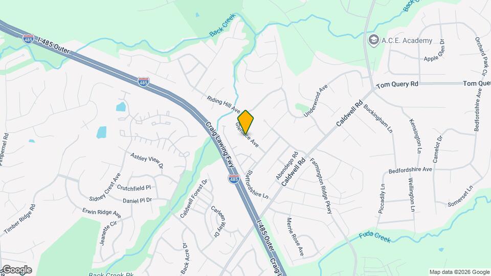 10745 Glenluce Ave Map and Location Details