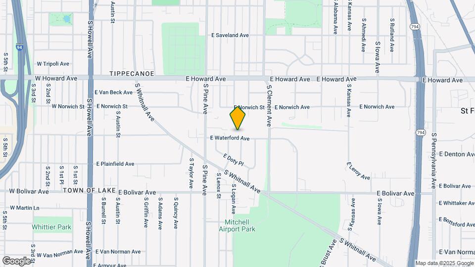926 E Waterford Ave Map and Location Details