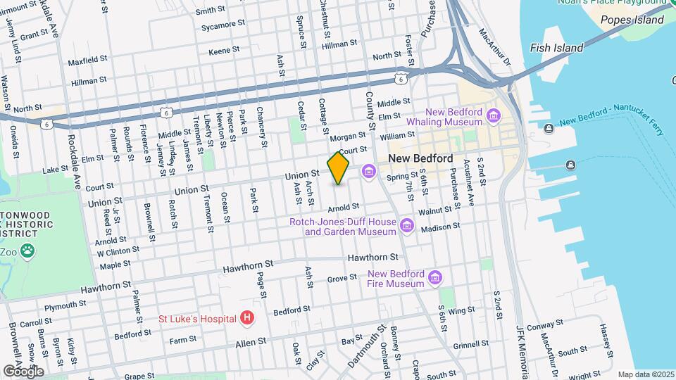 152 Cottage St Mapa y Detalles de la Ubicación