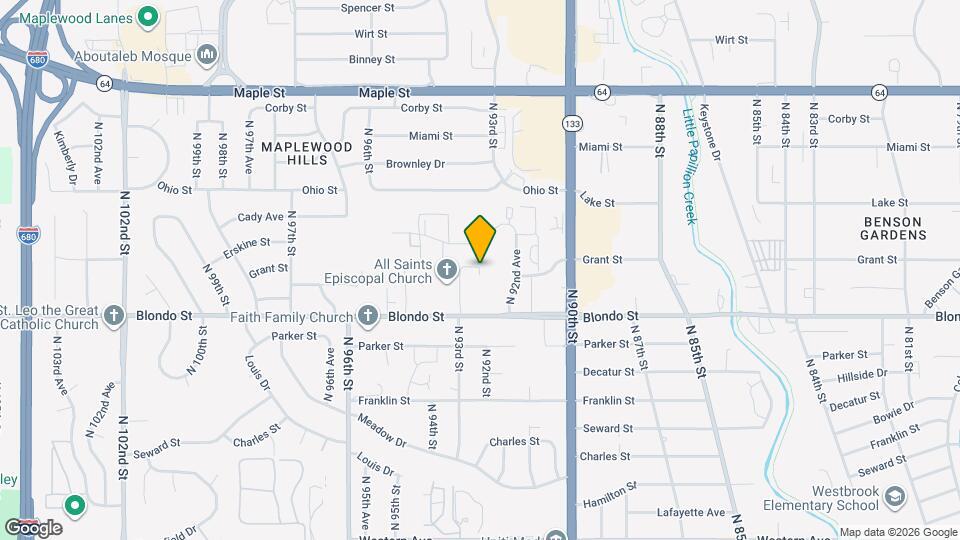 2341 N 92nd Ct Map and Location Details
