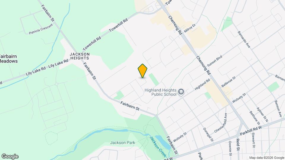 895 Cochrane Cres Map and Location Details