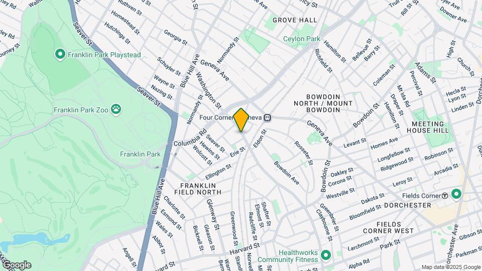 163 Washington St, Unit 1A Map and Location Details