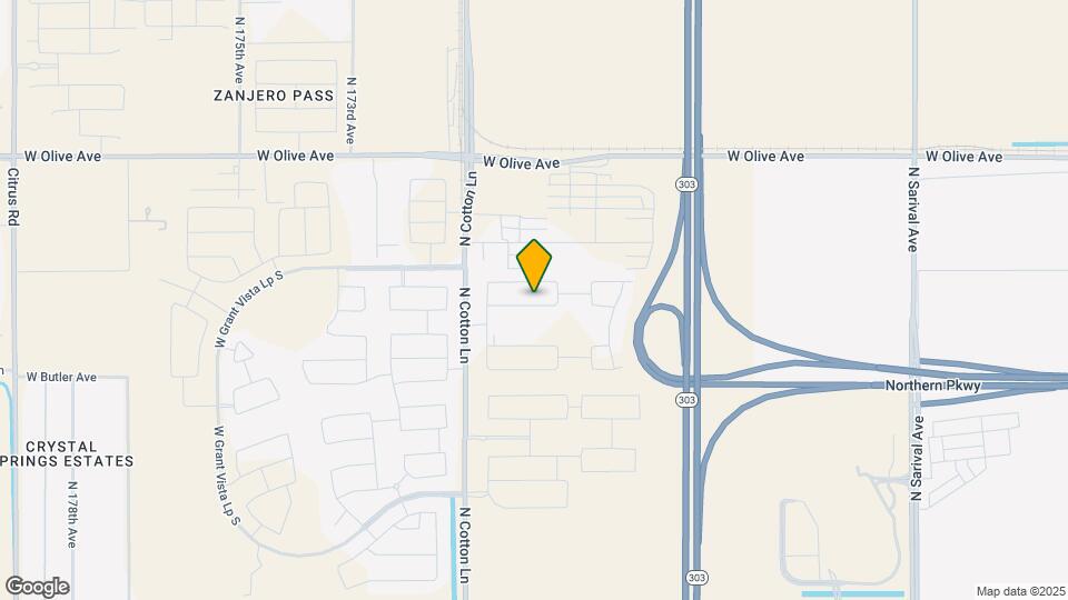 16968 W Diana Ave Map and Location Details