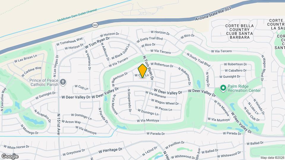 14316 W Gunsight Dr Map and Location Details