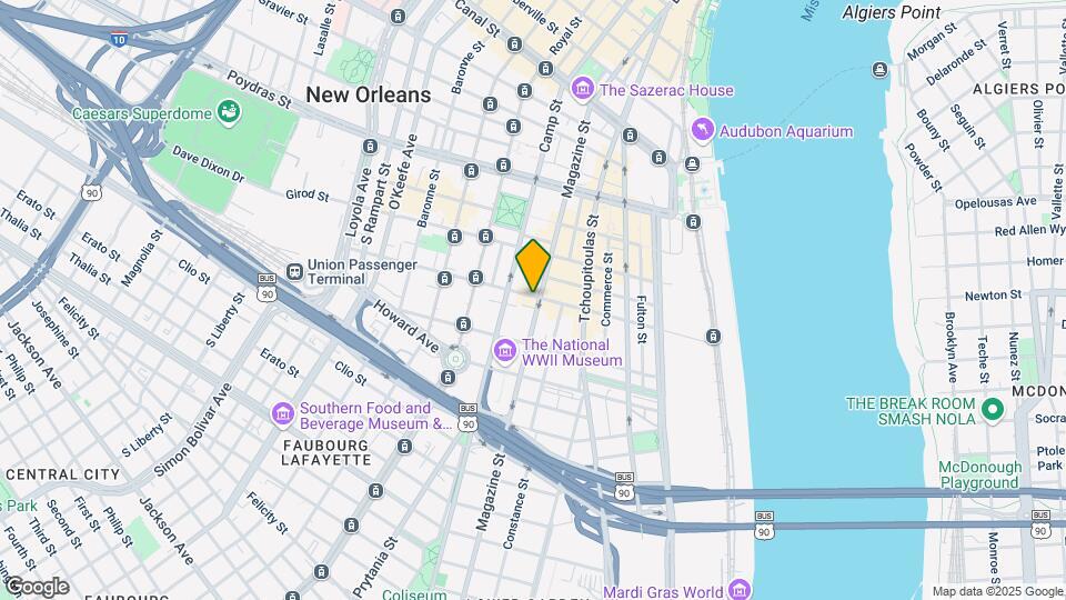 Auction House Apartments Map and Location Details