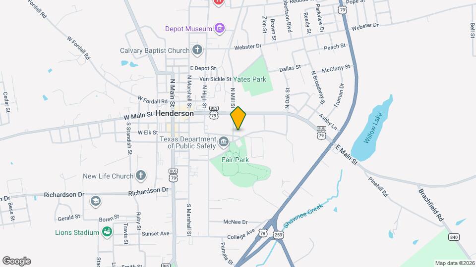 403 E Elk St Map and Location Details