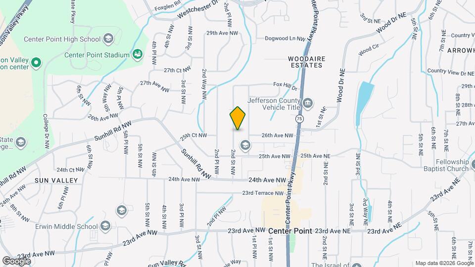 2601 2nd St NW Map and Location Details