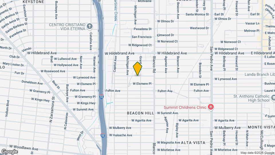 1010 W Lynwood Ave Map and Location Details