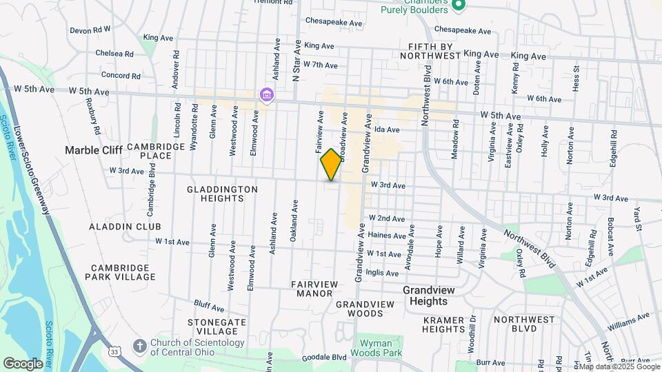 1533-1535 W 3rd Ave Mapa y Detalles de la Ubicación
