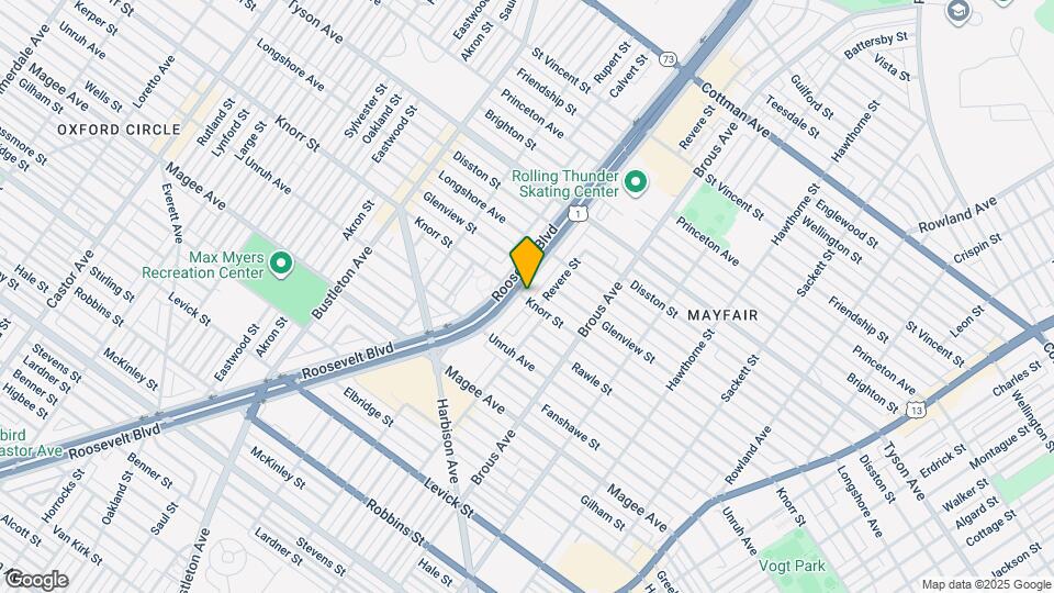 6801 E Roosevelt Blvd Map and Location Details