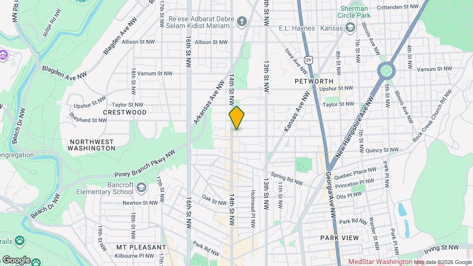 1353 Randolph St NW Map and Location Details