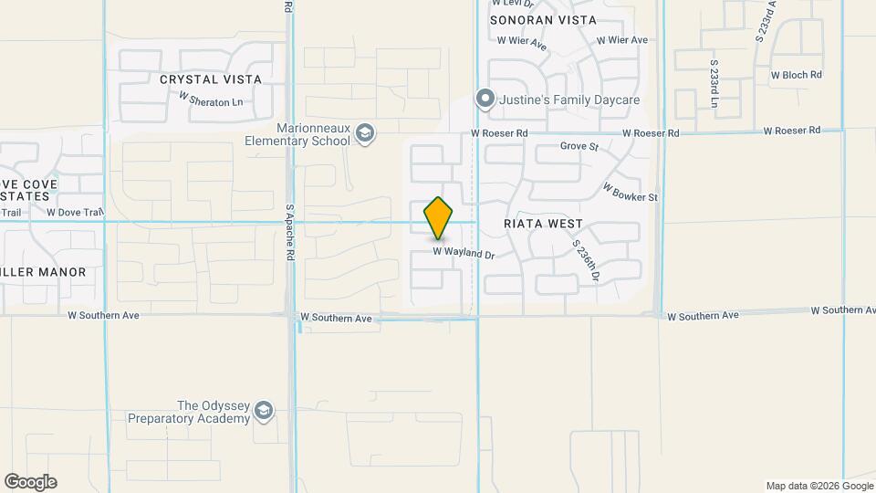 23978 W Wayland Dr Map and Location Details