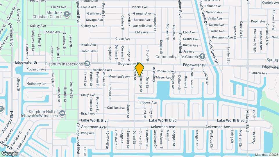 4071 Conestoga St Map and Location Details