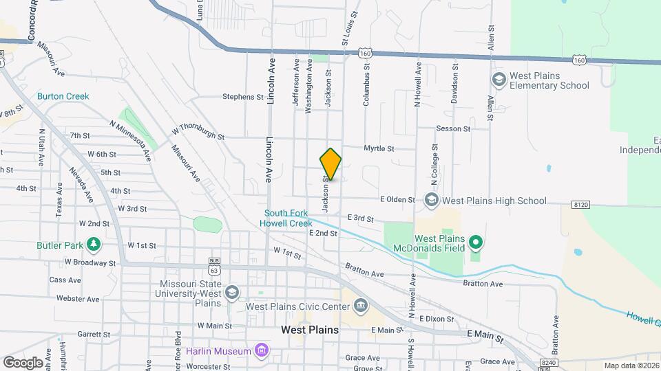 914 Jackson St Map and Location Details