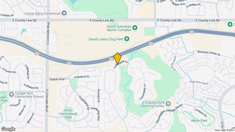 8658 Canongate Ln Map and Location Details